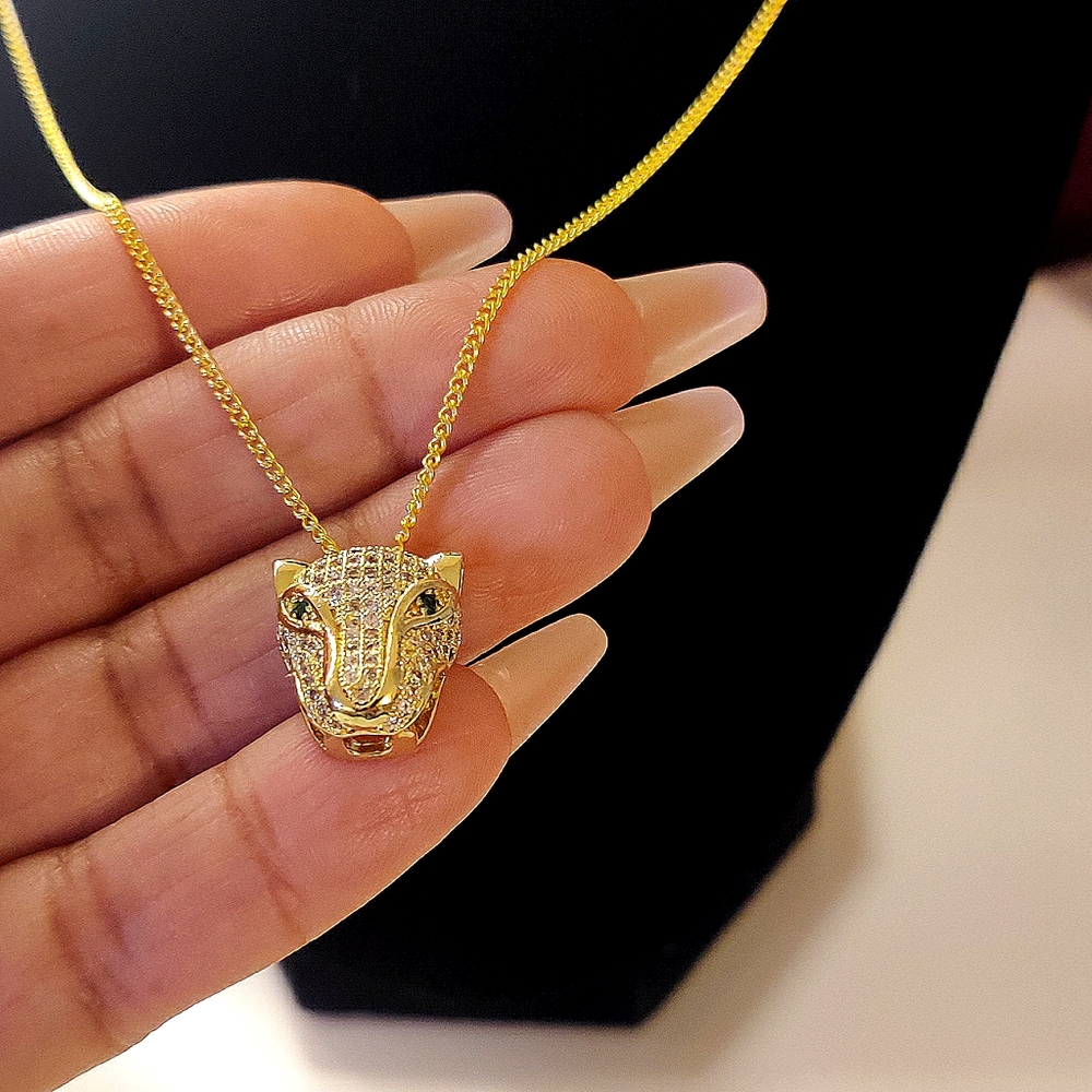 Gold Jaguar Necklace